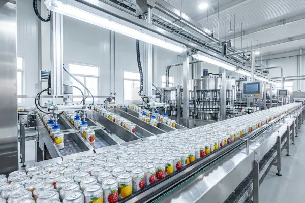 Food and beverage manufacturing floor drain with HACCP compliant Green Drain