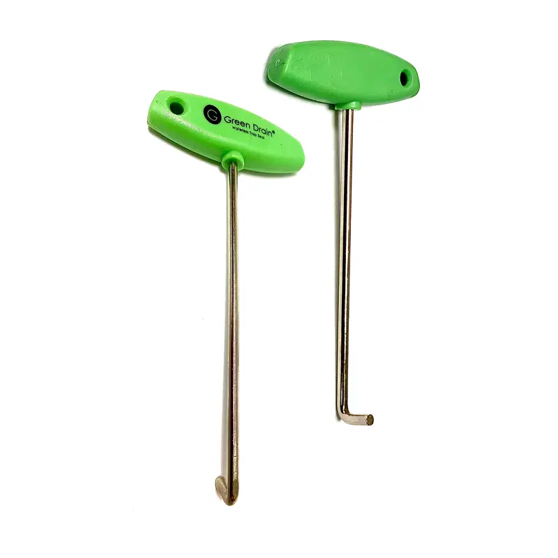 Green Drain extraction tool for removing waterless trap seals