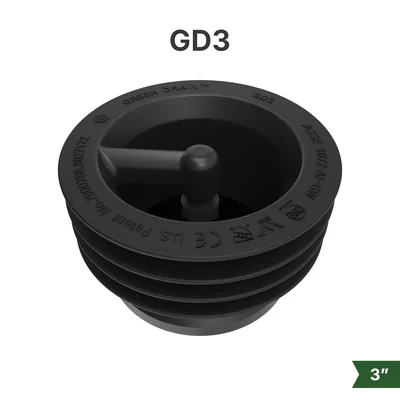 Green Drain GD3 waterless trap seal for 3-inch floor drains