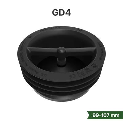 Green Drain GD4 waterless trap seal for 4-inch floor drains