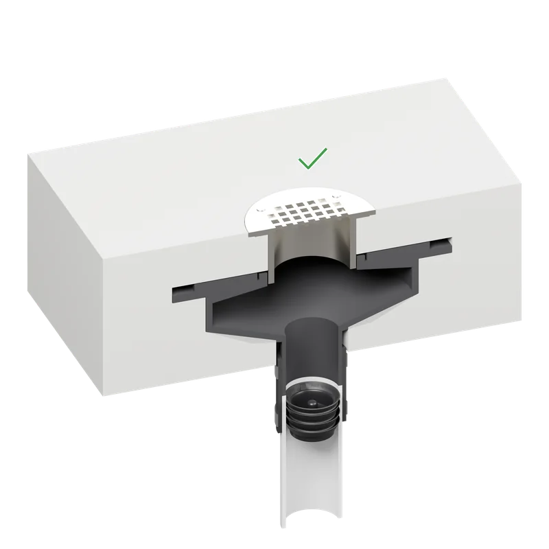 Étape 4 : la grille remise en place sur le GD2 installé